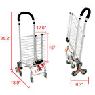 Urban Stair Climbing Cart 6 8 Wheels Folding Grocery Laundry Shopping Handcart