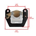 Rear Brake Caliper W pads For Yamaha Rhino 660 Yxr660 4x4 2004 2005 2006 2007