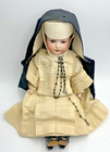 Antique Gebruder Heubach Character Doll 18  Nun  312 Sunburst Mark Germany