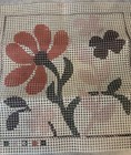 Vintage Creative Hands Floral Latch Hook Rug Kit