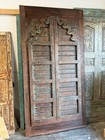 Antique Arched Door Customized Teak Wood Single Entry Door Solid Wood Door 96x49