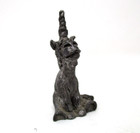 Pewter Unicorn Miniature Figurine Vintage Silly Cute