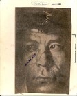 Ld356 1972 Original Photo Native American Indian Man Artistic Shadow Portrait