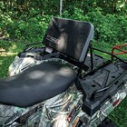 Yutrax Universal Mount Atv Backrest  Heavy-duty Steel Seat Frame  Tx219