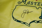 Jack Nicklaus Signed  masters  Undated Pga Yellow Golf Pin Flag Beckett Ae38954