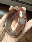                 100  Untreated Aventurine Gemstone Bracelet Bangle           53 Mm       