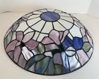 Stained Glass Tiffany Style Lamp Shade Floral Pink
