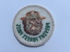 Unused Vintage Smoky The Bear  prevent Forest Fires  Embr  Patch 2  In Diameter