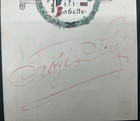 Antique Early 1900s Fritzi Scheff Opera Starring Roles Hand-drawn Art Card