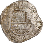 1620-to P Spain Felipe Iii Silver 4 Reales Km-33 5  Cal-858 13 53 Gms Pcgs Au-55