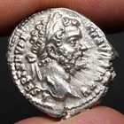 Mars God Of War Denarius 195ad Ancient Roman Empire Silver Coin Septimius Rome