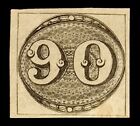 Bull s Eye 90 R  is Brazil 1843 New  No Gum   Certificate Olho De Boi    Rare  