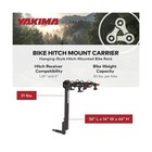 Yakima  Doubledown 4 Tilting Hitch-mounted Bike Rack For Cars  Suvs  Trucks A   