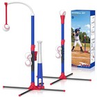 Kids T-ball Set 3-5 Years  Adjustable 2-in-1 Baseball Tee   Bat For Outdoor Fun