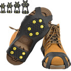 Ice Snow Anti Slip Spikes Grips Grippers Crampons Cleats For Hike Shoes Boot   