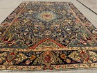 9x12 Blue Antique Oriental Rug Handmade Hand-knotted Vintage Clean Old Real 9x13
