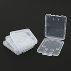 16pcs Micro Sd Sdhc Memory Card Case Holder Storage Hard Plastic Transparent New