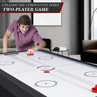 84  120v Air-powered Hockey Table Sport Hockey Game Sounds Led Scoring Game Room
