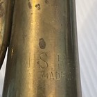 Vintage U s  Regulation Made In Usa Military Brass Bugle Without Mouthpiece