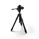 Manfrotto 500x Fluid Video Head With One Aluminum Hybrid Video Tripod