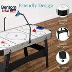 Led 54 Inch Air Hockey Game Table W light-up Scoreboard  Powerful Motor  Ac Outl