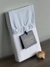 Ralph Lauren  185 Organic Cotton Sateen Border One  European Sham Light Blue New