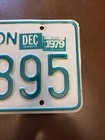 Vintage Washington License Plate  1968 - 1982  Slp 895 1979 Tag