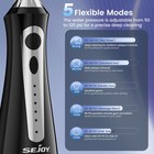 Sejoy 8 Jet Tips Water Flosser Dental For Teeth Cordless Oral Irrigator Cleaner