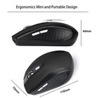 2 4ghz Wireless Usb Optical Mouse Ergonomic Portable Pc Laptop Computer Mouse