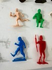 Vintage Cowboys Astronaut Bandit Plastic Toy Figures  Marx   Mpc Kelloggs Kinder