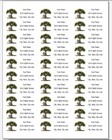 150 Oak Tree Tire Swing Mailing Return Address Labels Personalized  1 X 2 5 8 In