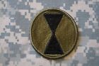 Military Patch Us Army 7th Infantry Division Subdued Bdu Sew On Authentic 