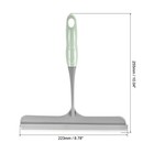 3pcs Shower Squeegee Glass Wiper With Hanging Hole 255mm Blue