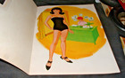 Rare Vintage That Girl Marlo Thomas 1967 Flip Paper Dolls Book Uncut   Complete