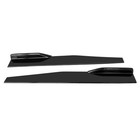 Universal 29  Side Skirt  75cm Left right Glossy Black Pp Side Skirt Protection