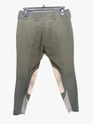 Rj Classics Gulf Knee Patch Breeches Women 28r Equestrian Horse Green Pockets