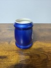 Vintage Miller Light Blue Rubber Beer Can Holder Koozie 4  Euc