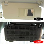 Car Vehicle Tactical Rigid Molle Panel Storage Sun Visor Organizer Gear Holder