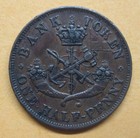 1854 Bank Of Upper Canada Half Penny Token Take A Look