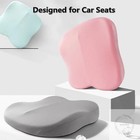Adult Car Booster Seat Cushion  Car Seat Driver Height Boost Mat Memory Foam Car