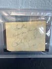 Rocky Marciano Signed Cut Insc Keep Punching Dated 1963 Psa dna Certified Auto