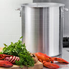 60 Qt Heavy Duty 4mm Aluminum Stock Pot W lid Commercial Nsf Soup Brewing Kettle