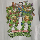 Teenage Mutant Ninja Turtles White Graphic T-shirt Tv Memorabilia