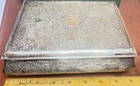 Kashmir Silver Works 7 3 4  X 5 7 8  Large 96 Silver Karachi Pakistan Hinged Box