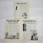 Tarzan Rko Exhibitor Movie Promo Sheet Original Flyer Lot Of 3 Vtg 1950s Barker