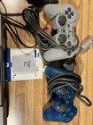 Sony Playstation 1 Ps1 Console Bundle W  2 Dualshock Controllers   Memory Card