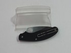 New Unused Numbered C94pbk Spyderco Uk Penknife Folding Knife