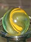 Outstanding Vintage Christensen Agate Transparent Swirl Marble  Rare Pattern