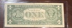 1957  1 Silver Certificate Fancy Serial Number Near Solid True Trinary Blue Seal