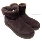 Ugg Classic Bling Mini Lodge Shearling Line Boots Purple 1105364 Size 10 Us